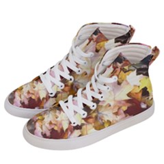 Fall Leaves Bright Men s Hi-top Skate Sneakers by bloomingvinedesign