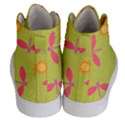 Dragonfly Sun Flower Seamlessly Women s Hi-Top Skate Sneakers View4