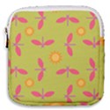 Dragonfly Sun Flower Seamlessly Mini Square Pouch View1