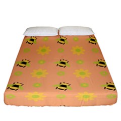 Bee A Bug Nature Fitted Sheet (california King Size) by Nexatart