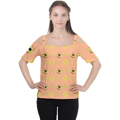 Bee A Bug Nature Cutout Shoulder Tee by Nexatart