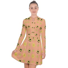 Bee A Bug Nature Long Sleeve Panel Dress by Nexatart