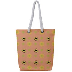 Bee A Bug Nature Full Print Rope Handle Tote (small)