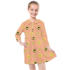 Bee A Bug Nature Kids  Quarter Sleeve Shirt Dress