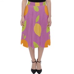 Seamlessly Pattern Fruits Fruit Classic Midi Skirt by Nexatart