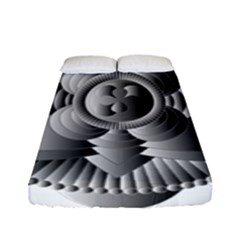 Lotus Mandala Flower Floral Fitted Sheet (full/ Double Size) by Nexatart