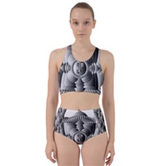 Lotus Mandala Flower Floral Racer Back Bikini Set by Nexatart