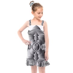 Lotus Mandala Flower Floral Kids  Overall Dress