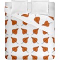 Pattern Fallen Leaves Autumn Duvet Cover Double Side (California King Size) View1