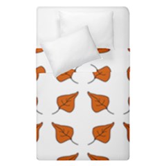 Pattern Fallen Leaves Autumn Duvet Cover Double Side (Single Size)