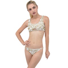 Gold Vintage Rococo Model Patern The Little Details Bikini Set by Nexatart