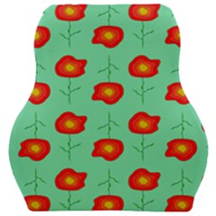 Flowers Pattern Ornament Template Car Seat Velour Cushion  by Nexatart