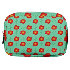 Flowers Pattern Ornament Template Make Up Pouch (small)