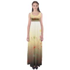 Flower Summer S Nature Plant Empire Waist Maxi Dress by Nexatart