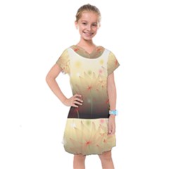 Flower Summer S Nature Plant Kids  Drop Waist Dress by Nexatart