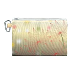 Flower Summer S Nature Plant Canvas Cosmetic Bag (large) by Nexatart