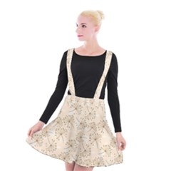 Dandelion Rose Rosa Flower Suspender Skater Skirt by Nexatart