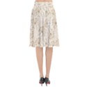 Dandelion Rose Rosa Flower Flared Midi Skirt View2