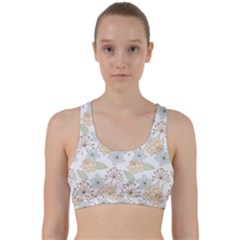 Dandelion Colors Nature Flower Back Weave Sports Bra by Nexatart