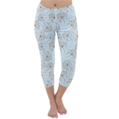 Tooth Of Lion Dandelion Capri Winter Leggings  by Nexatart