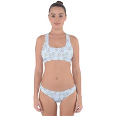 Tooth Of Lion Dandelion Cross Back Hipster Bikini Set by Nexatart