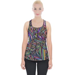 Background Wallpaper Abstract Lines Piece Up Tank Top by Nexatart