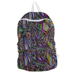 Background Wallpaper Abstract Lines Foldable Lightweight Backpack by Nexatart