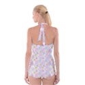 Dandelion Colors Flower Nature Boyleg Halter Swimsuit  View2