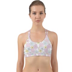 Dandelion Colors Flower Nature Back Web Sports Bra by Nexatart