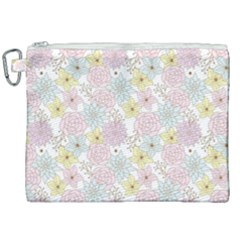 Dandelion Colors Flower Nature Canvas Cosmetic Bag (xxl) by Nexatart