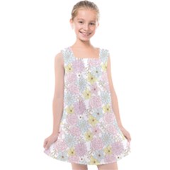 Dandelion Colors Flower Nature Kids  Cross Back Dress