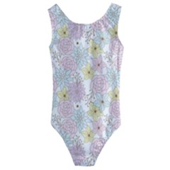 Dandelion Colors Flower Nature Kids  Cut-out Back One Piece Swimsuit