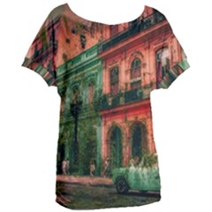 Havana Cuba Architecture Capital Women s Oversized Tee by Nexatart