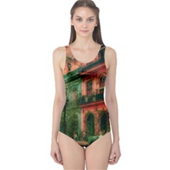 Havana Cuba Architecture Capital One Piece Swimsuit by Nexatart