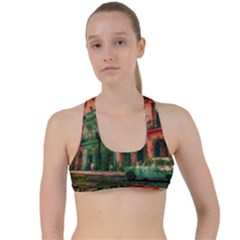 Havana Cuba Architecture Capital Criss Cross Racerback Sports Bra by Nexatart