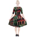 Havana Cuba Architecture Capital Quarter Sleeve A-Line Dress View2