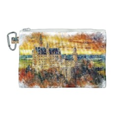 Architecture Castle Fairy Castle Canvas Cosmetic Bag (large) by Nexatart