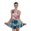 Hydrangeas Blossom Bloom Blue Mini Skirt View1