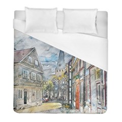 Altstadt Hattingen Ruhr Trail Duvet Cover (full/ Double Size)