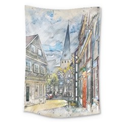 Altstadt Hattingen Ruhr Trail Large Tapestry