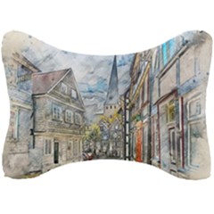 Altstadt Hattingen Ruhr Trail Seat Head Rest Cushion by Nexatart