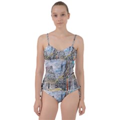 Altstadt Hattingen Ruhr Trail Sweetheart Tankini Set by Nexatart