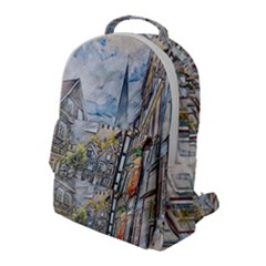 Altstadt Hattingen Ruhr Trail Flap Pocket Backpack (large)