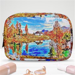 Lake Chalet Mountain Art Make Up Pouch (small)