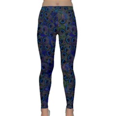 Blue Peacock Classic Yoga Leggings