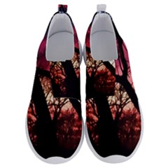 Fall Sunset Through The Trees No Lace Lightweight Shoes