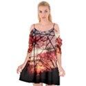 October Sunset Cutout Spaghetti Strap Chiffon Dress View1