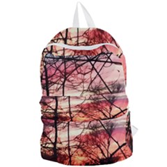 October Sunset Foldable Lightweight Backpack by bloomingvinedesign