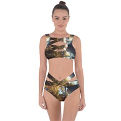 Fall Yellow Swirly Sunlight Bandaged Up Bikini Set  by bloomingvinedesign