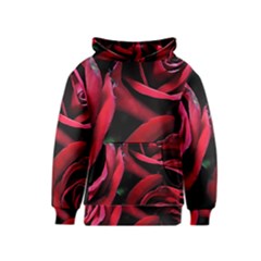 Red Roses Kids  Pullover Hoodie